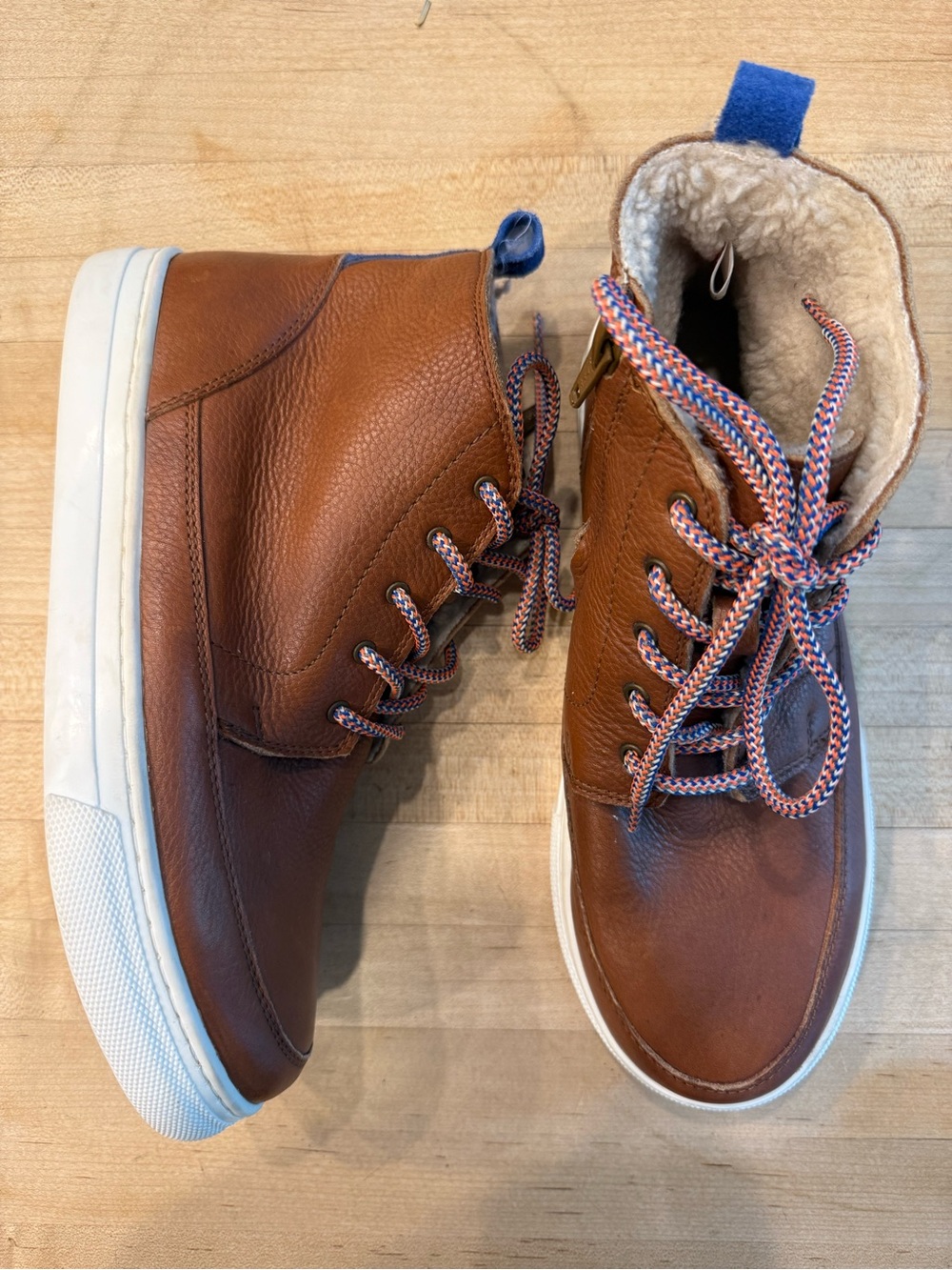 Mini Boden Zip/Lace up Boots 38